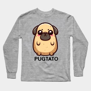 Pugtato Potato Pug Long Sleeve T-Shirt